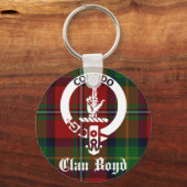 Porte-clés Clan Boyd Crest Tartan (Recto)