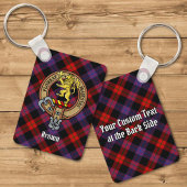 Porte-clés Clan Brown Crest sur Tartan