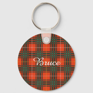 Porte-clés Clan Bruce Plaid Scottish tartan