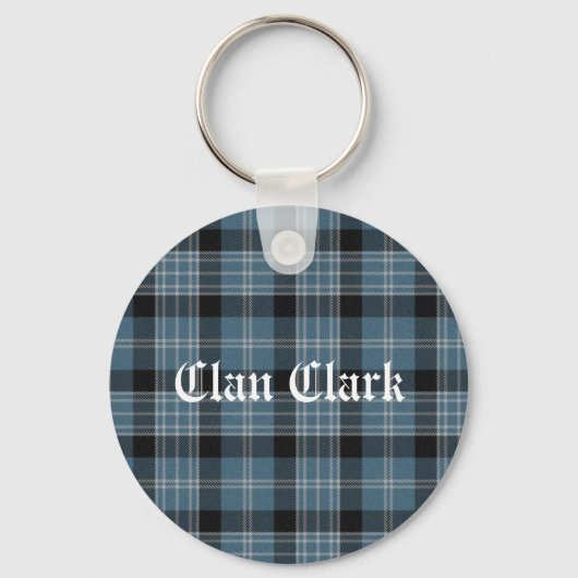 Porte-clés Clan Clark Tartan (Recto)