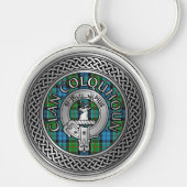 Porte-clés Clan Colquhoun Crest & Tartan Knot (Devant)