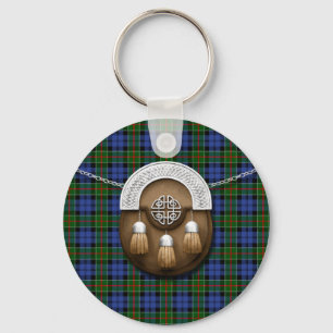 Porte-clés Clan Colquhoun Tartan Et Sporran