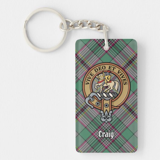 Porte-clés Clan Craig Crest Acrylique Porte - clé (Devant)