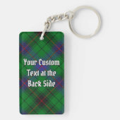 Porte-clés Clan Davidson Crest sur Tartan (Dos)