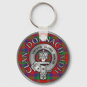 Porte-clés Clan Donnachaidh   Robertson Crest & Tartan