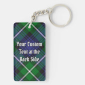 Porte-clés Clan Forbes Crest sur Tartan (Dos)