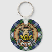 Porte-clés Clan Gordon Crest sur le tatan de robe (Recto)