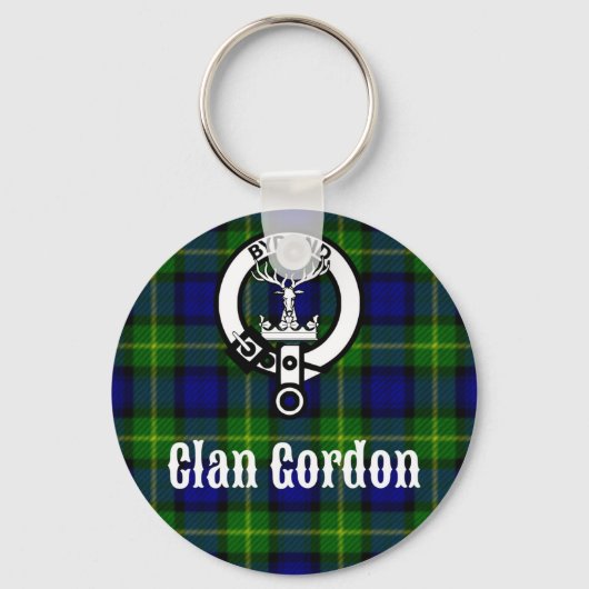 Porte-clés Clan Gordon Tartan Crest (Recto)