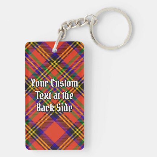 Porte-clés Clan Hepburn Crest sur Tartan (Dos)