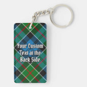 Porte-clés Clan Kirkpatrick Crest sur Tartan (Dos)