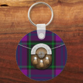 Porte-clés Clan Laird Tartan Et Sporran (Recto)