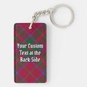 Porte-clés Clan MacDougall Crest sur Tartan (Dos)