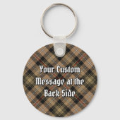 Porte-clés Clan MacKenzie Chasse Brown Tartan Porte - clé (Verso)