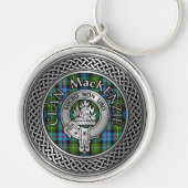 Porte-clés Clan MacKenzie Crest & Tartan Knot (Devant)