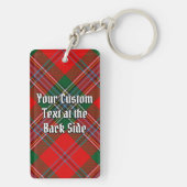 Porte-clés Clan MacLean Crest sur Tartan (Dos)
