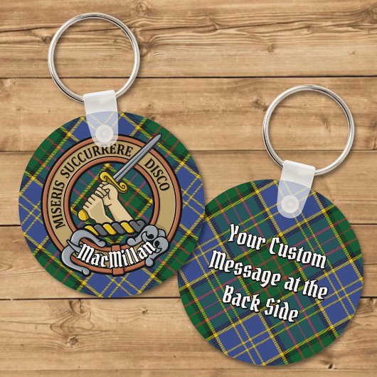 Porte-clés Clan MacMillan Crest sur la chasse Tartan