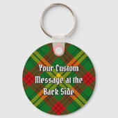Porte-clés Clan MacMillan Crest sur Tartan (Verso)