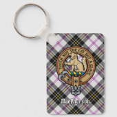 Porte-clés Clan MacPherson Crest sur la robe Tartan Porte - c (Recto)
