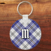 Porte-clés Clan MacPherson Robe Bleue Tartan Porte - clé (Recto)