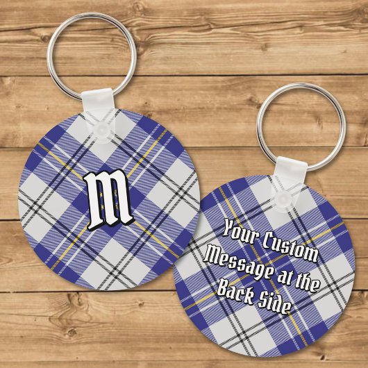 Porte-clés Clan MacPherson Robe Bleue Tartan Porte - clé