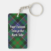 Porte-clés Clan Paterson Crest sur Tartan (Dos)