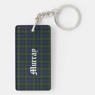 Porte-clés Clan personnalisé Murray Tartan Plaid Porte - clé