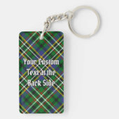 Porte-clés Clan Scott Crest sur Green Tartan (Dos)