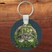 Porte-clés Clan Walker Tartan Celtic Trinity (Recto)