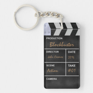 Porte-clés Clapet de cinéma