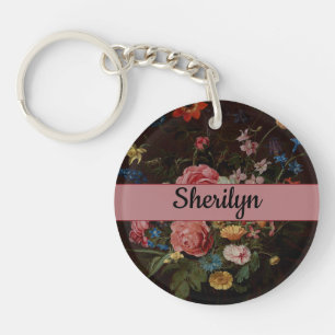 Porte-clés Clara Peeters : Un bouquet de fleurs -