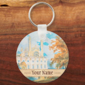 Porte-clés Clare Hall et King’s College Chapelle, Cambridge, (Recto)