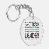 Porte-clés Clarinet Section Leader École Bande Rétro (Devant gauche)