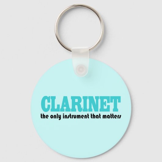 Porte-clés Clarinet Slogan Music Gift (Recto)