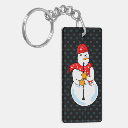 Porte-clés Clarinet Snowman (Devant gauche)