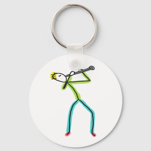 Porte-clés Clarinet Stickman (Recto)