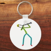 Porte-clés Clarinet Stickman (Verso)