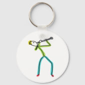 Porte-clés Clarinet Stickman (Verso)