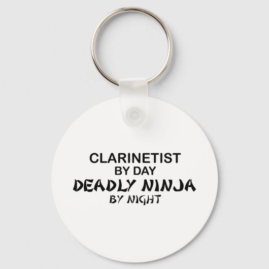 Porte-clés Clarinetist Deadem Ninja par nuit (Recto)