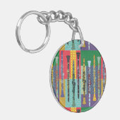 Porte-clés Clarinets à motifs (Devant gauche)