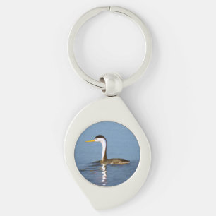 Porte-clés Clark's Grebe Painting - Art original pour les ois