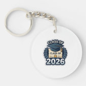 Porte-clés Class of 2026 Graduation Acrylic Keychain (Devant)