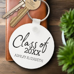 Porte-clés Class of ADD YEAR Graduation Party<br><div class="desc">Add 2020,  2021 or any year to this whimsical design. This can be used for any graduate or reunion - high school,  college,  grad school,  nursing,  med school or even trade school.</div>