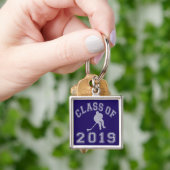 Porte-clés Classe 2019 de l'hockey - gris 2 (main)