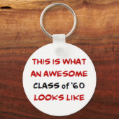 Porte-clés classe de 1960, génial (Recto)