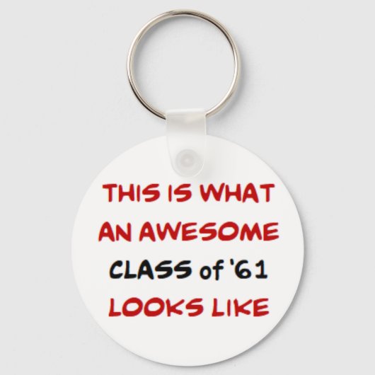 Porte-clés classe de 1961, génial (Recto)