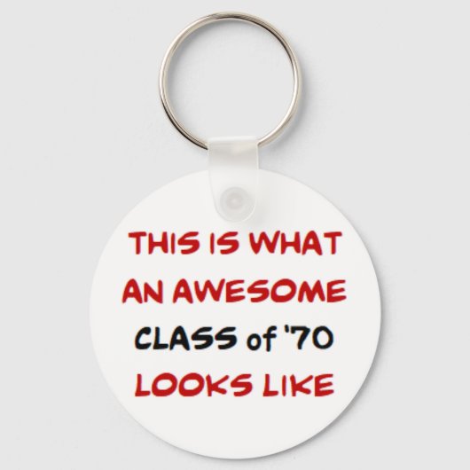 Porte-clés classe de 1970, génial (Recto)