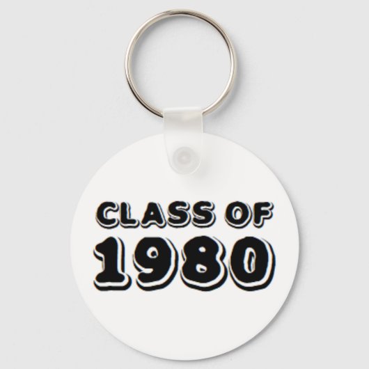 Porte-clés classe de 1980 (Recto)