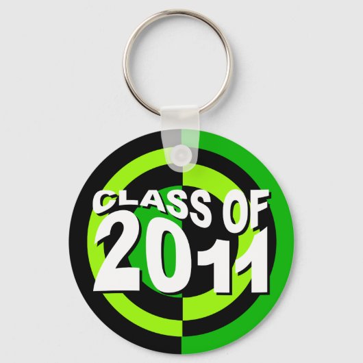 Porte-clés Classe de 2011 Porte - clé Green Black (Recto)