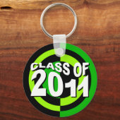 Porte-clés Classe de 2011 Porte - clé Green Black (Recto)