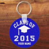 Porte-clés Classe de 2015 Graduation (Recto)